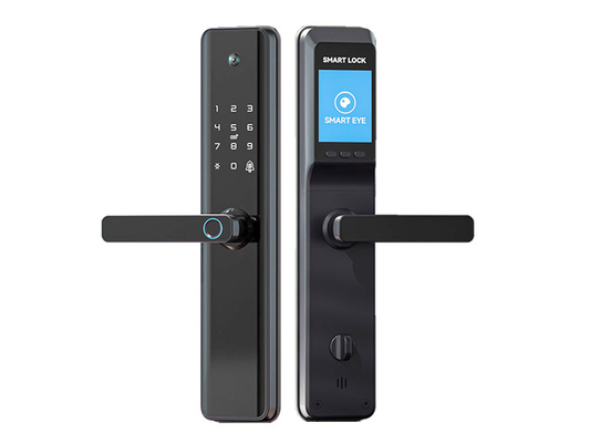 WiFi Elektroniczny biometryczny zamek do drzwi ze stopu aluminium z kamerą / aplikacją Tuya